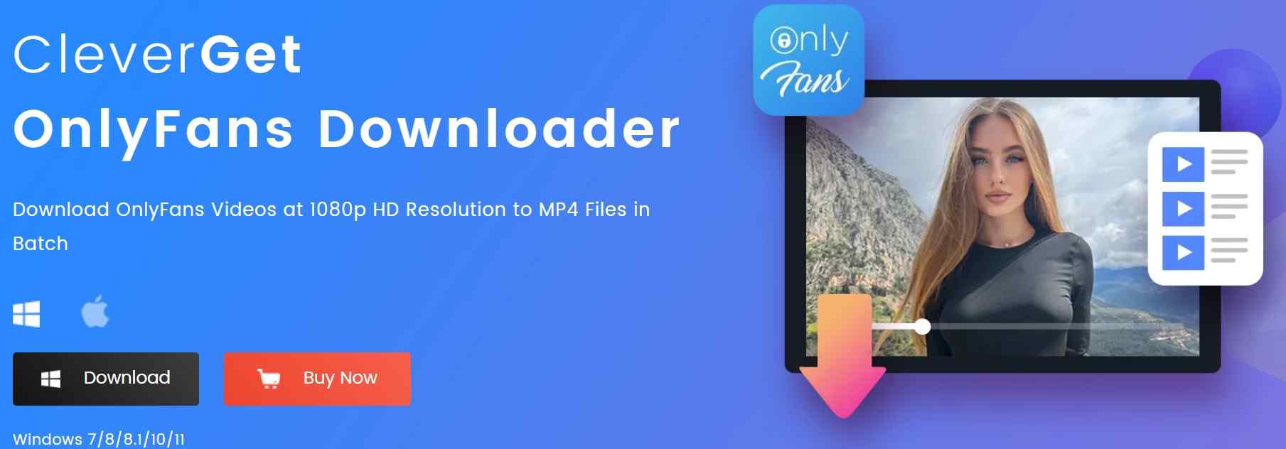 Einer der besten OnlyFans Video Downloader: cleverget OnlyFans Downloader