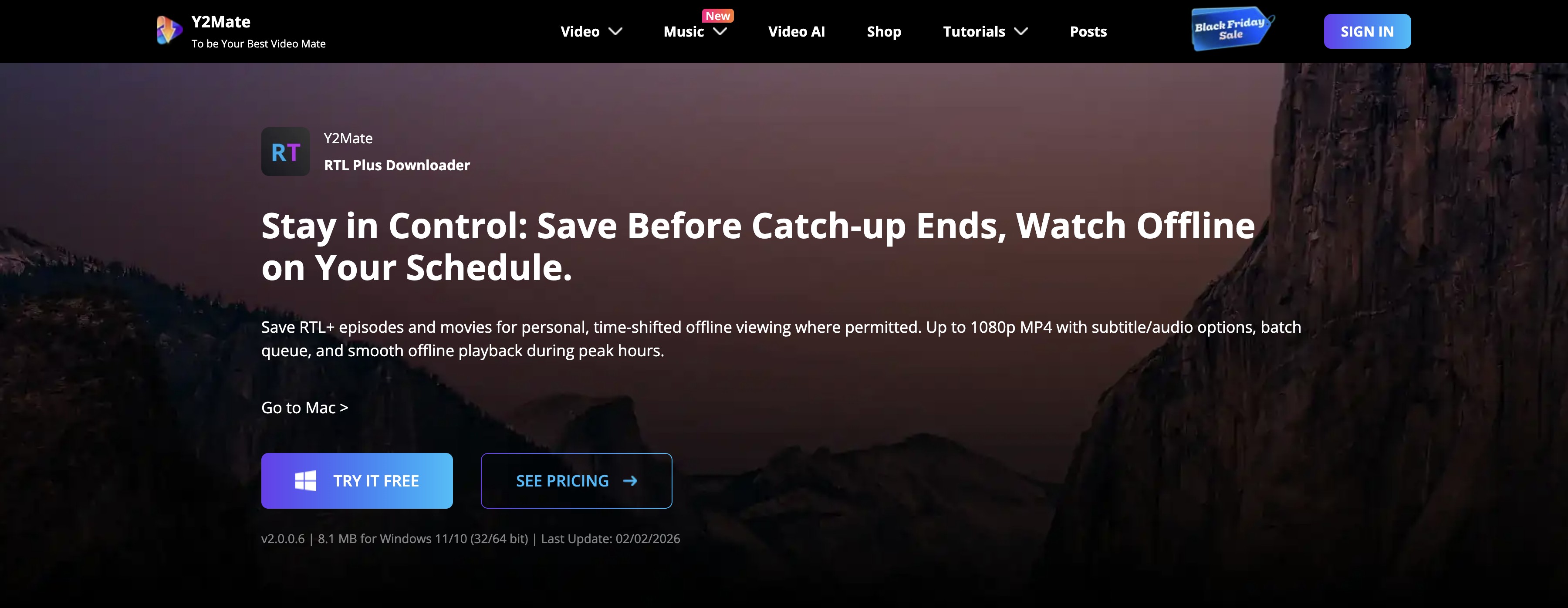 Beste RTL Plus Downloader für PC: Y2Mate RTL Plus Downloader