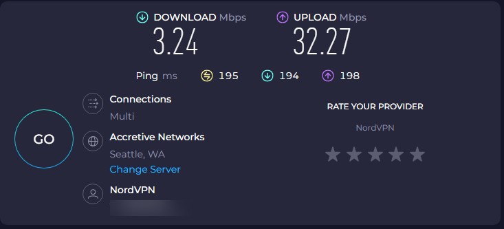 Internetgeschwindigkeit