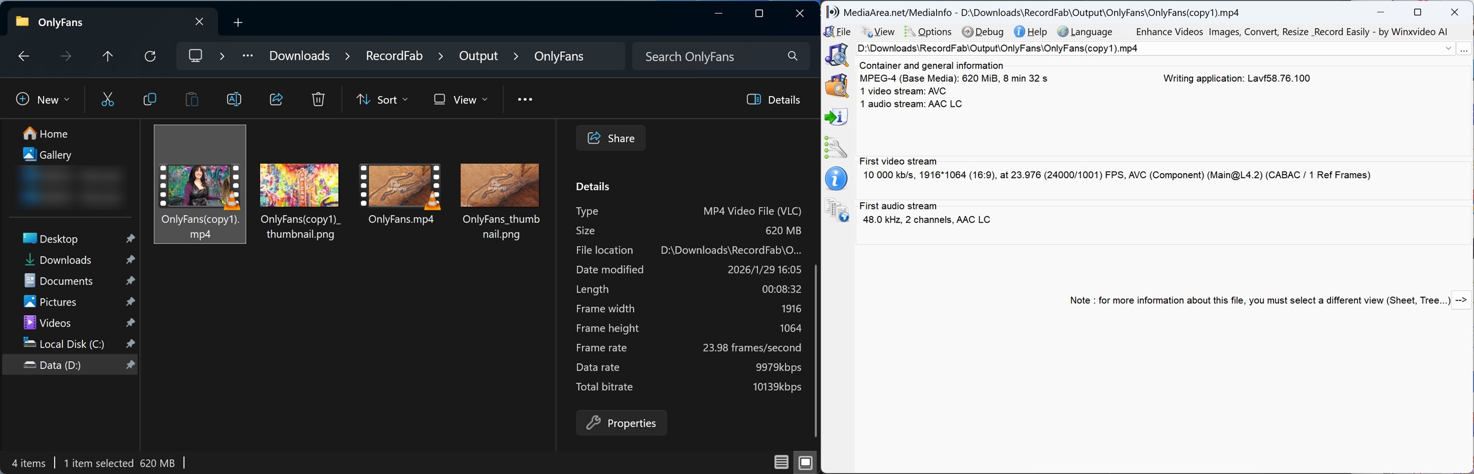 Wie man mit recordfab OnlyFans-Videos aufnimmt: Schritt 4