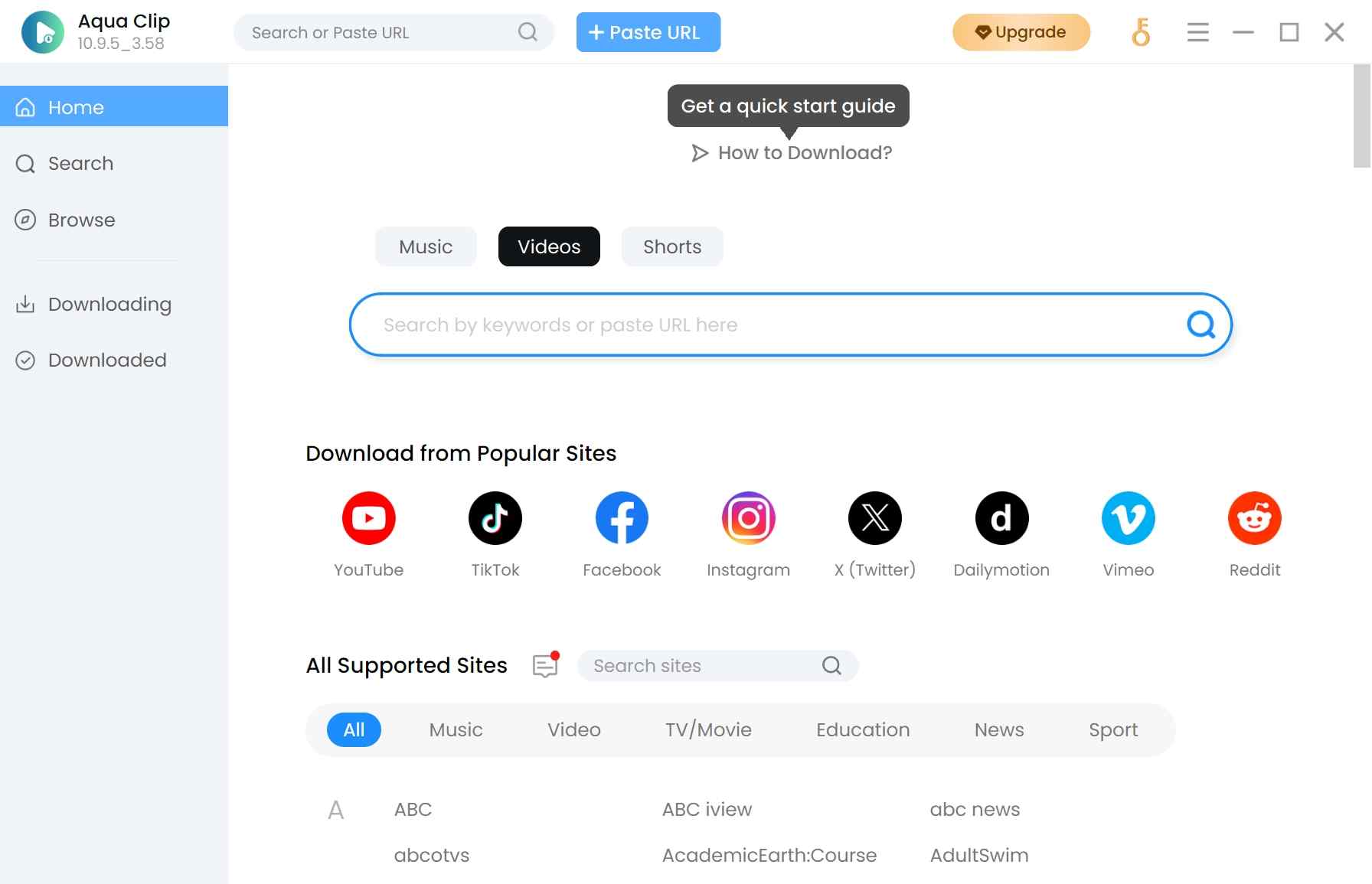 Paid desktop app: Aqua Clip