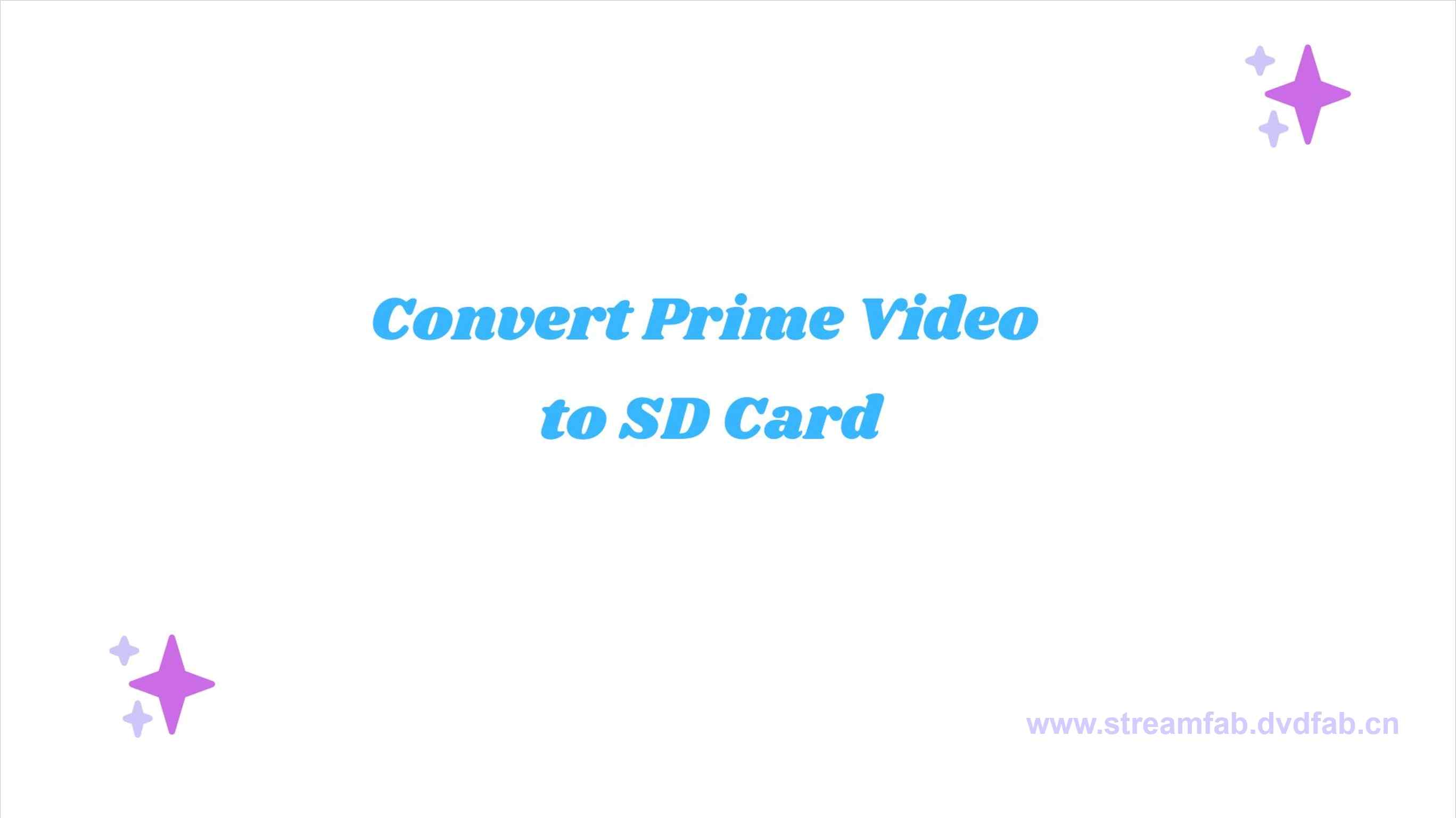 Amazon Video to SD Card