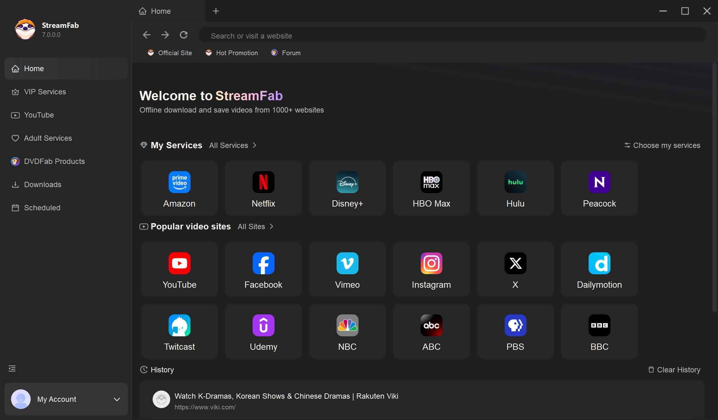 how to troubleshoot playon not working on amazon via streamfab amazon downloader: step 1