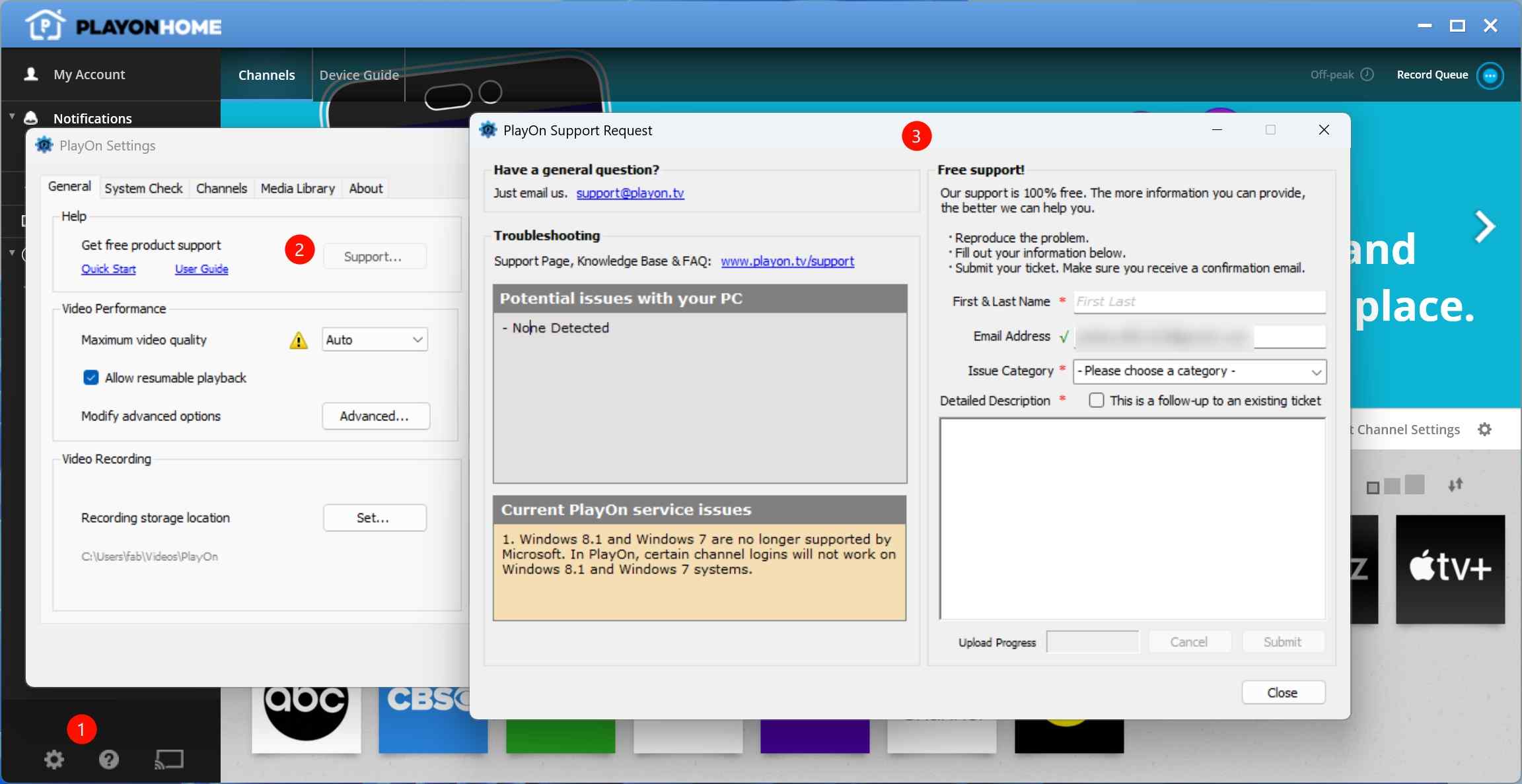 one of the playon not working on amazon prime video issues: PlayOn can’t connect to the Amazon or PlayOn server