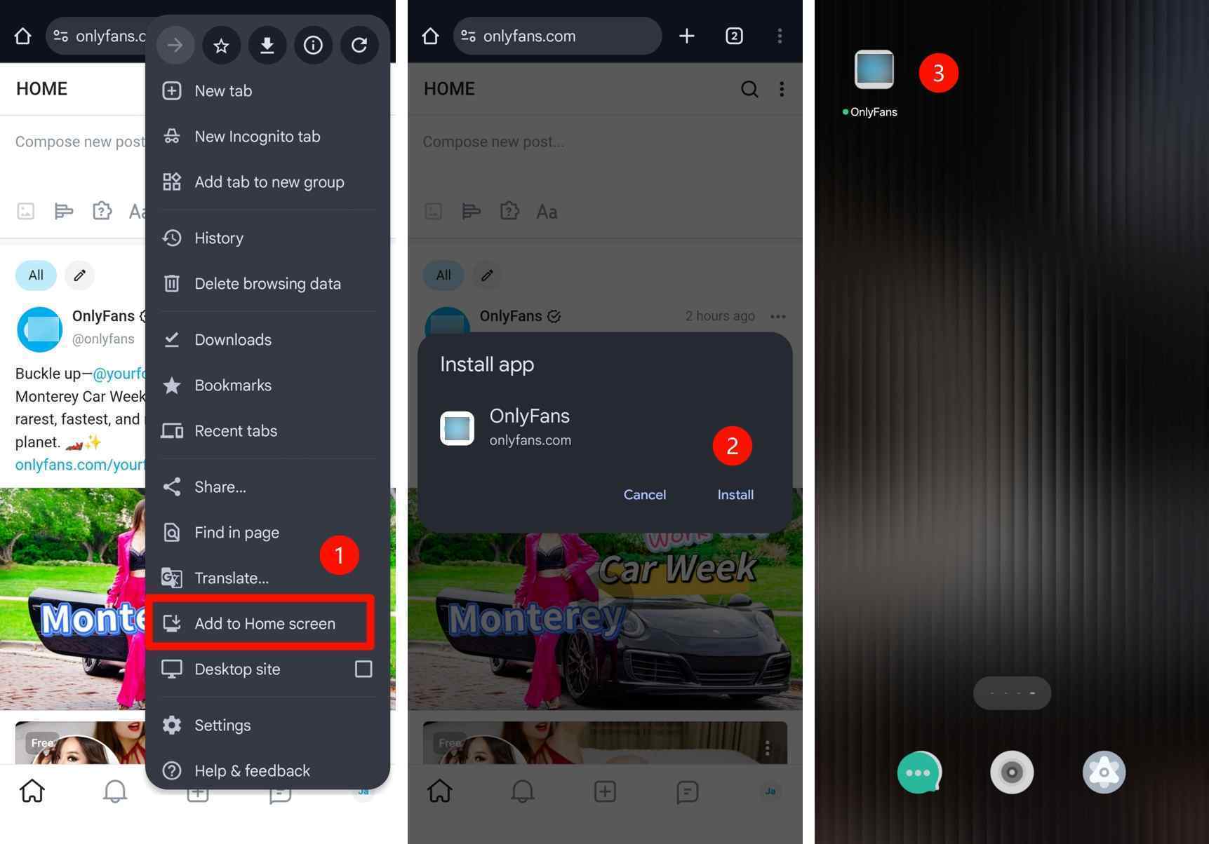 a simple guide to view onlyfans on android without the browser