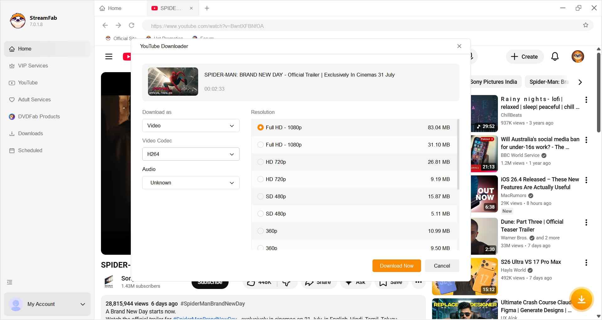 ClipGrab Alternative streamfab video downloader