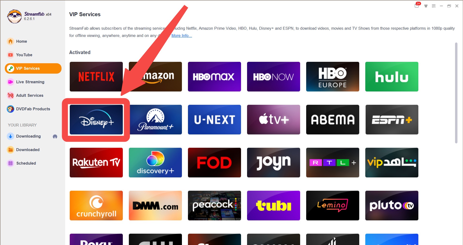 how to download Disney Plus movies on Mac with StreamFab Disney Plus Downloader