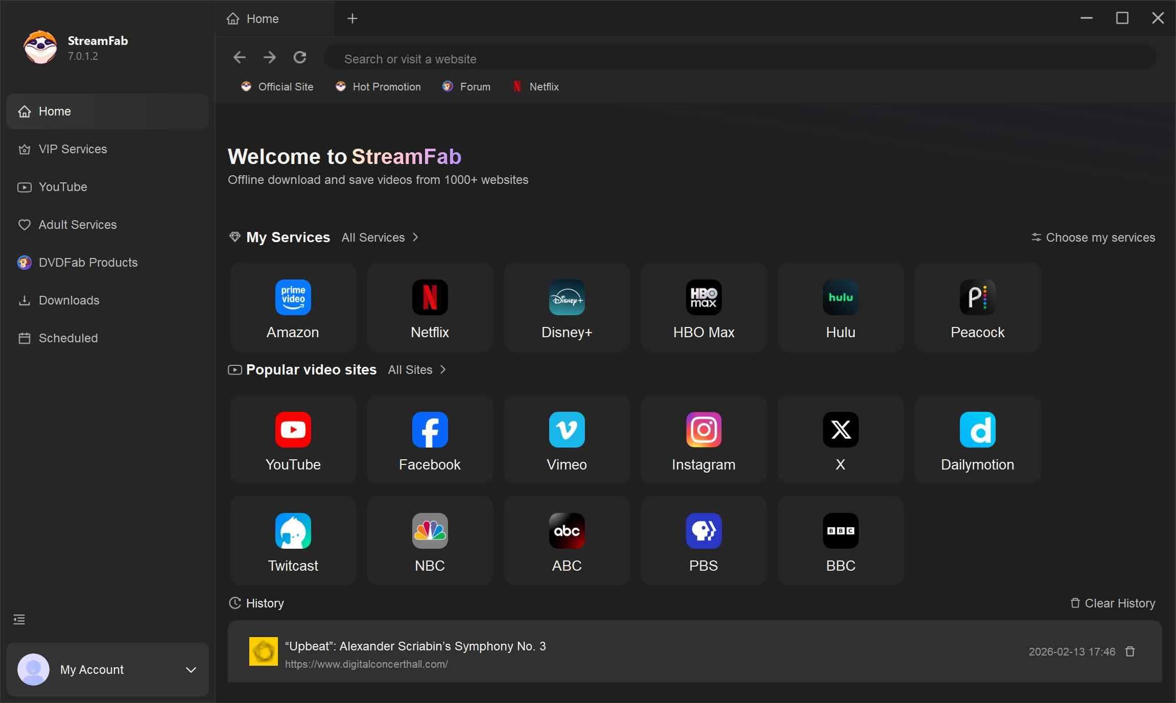 download from Digital Concert Hall: streamfab