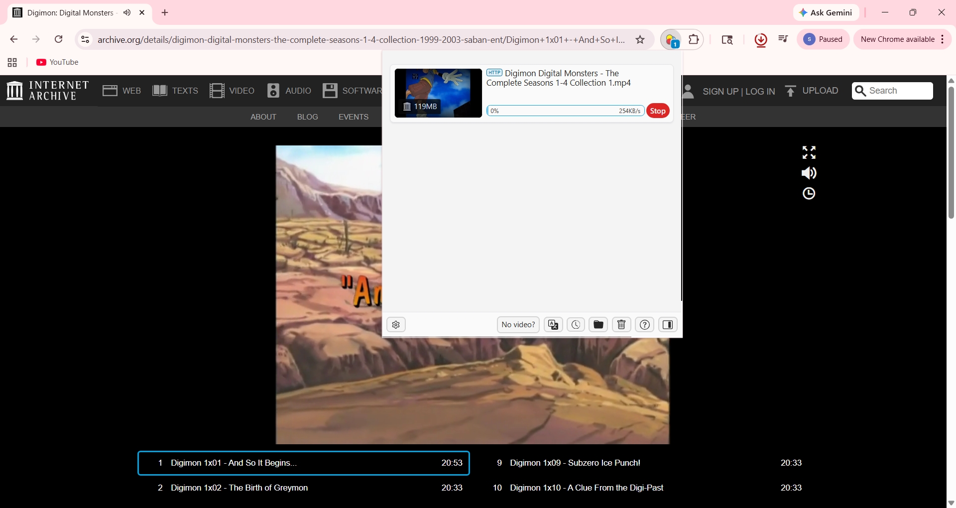 how to download video from wayback machine