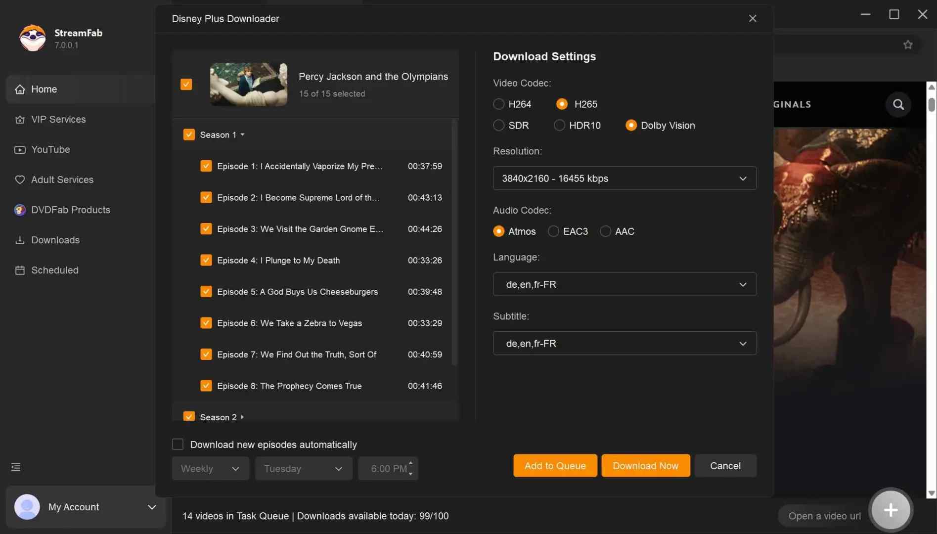 how to use StreamFab to download MP4 movies