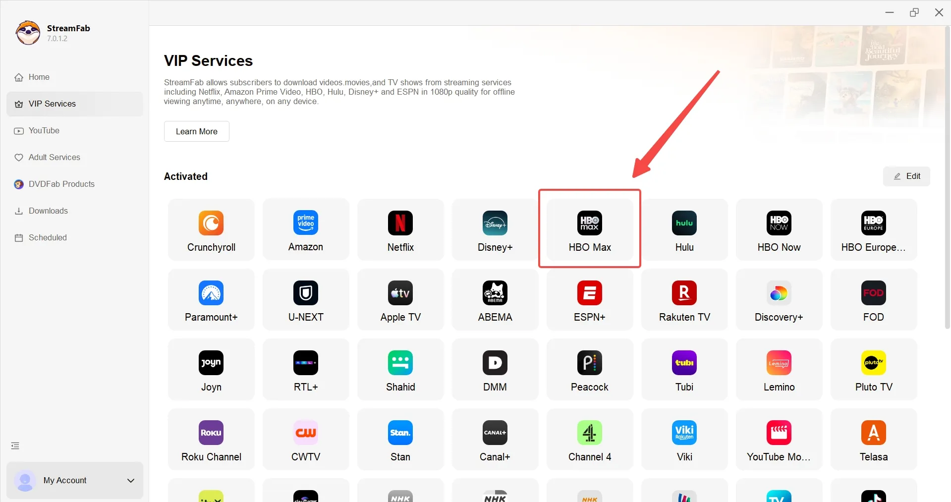 rip hbo max video: streamfab