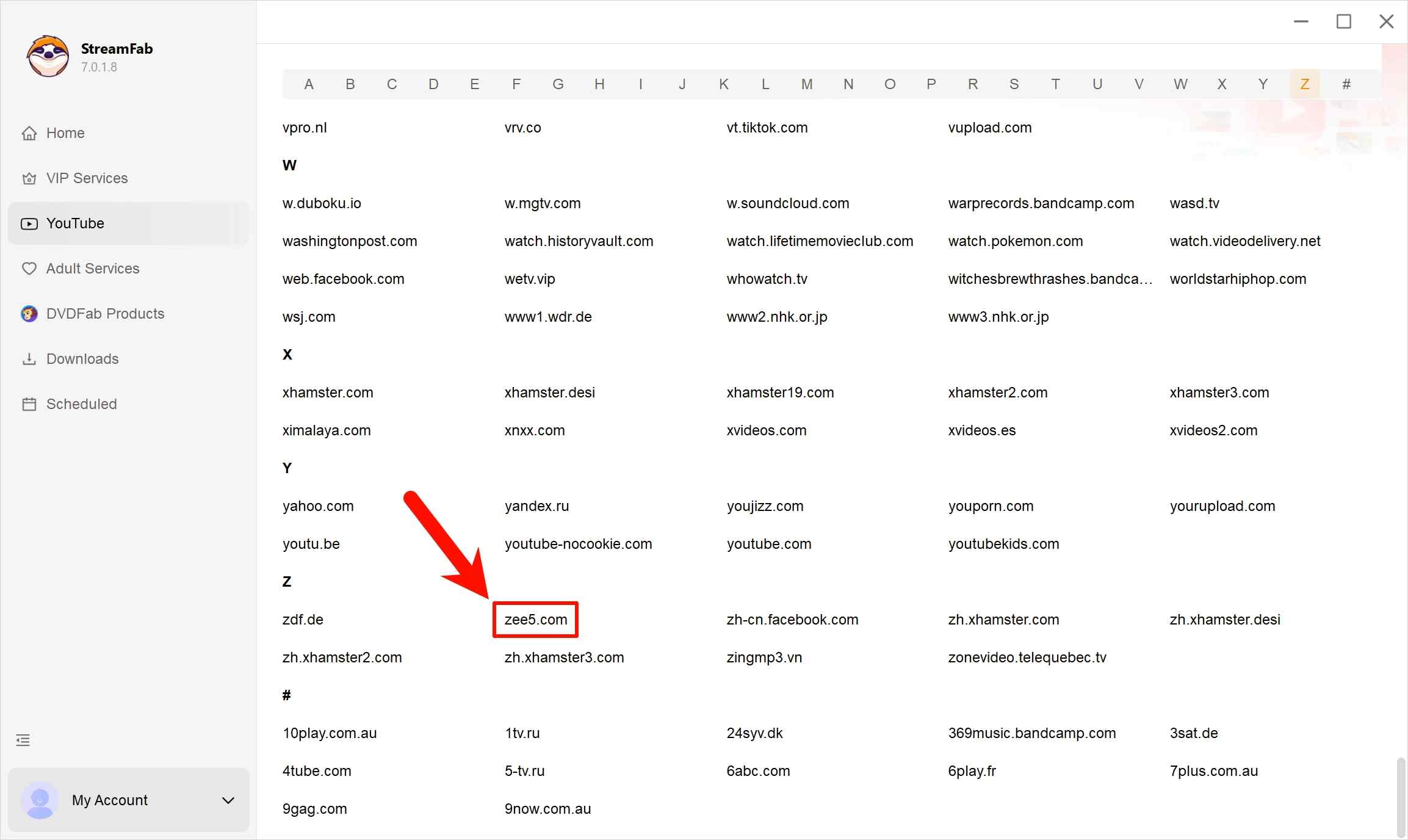 Access To Zee5 USA With StreamFab Video Downloader