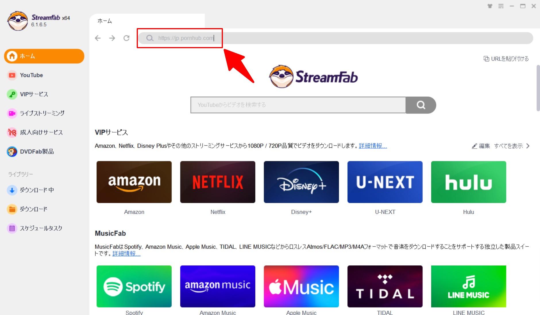 Pornhub ダウンロード